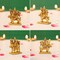 Brass Durga Idol Statue Religious Figurine Goddess Maa Durga Mata Rani Murti for Navratri Pooja Room Home Temple Mandir Decor - Housewarming Gift (3.5 Inches)